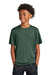 Sport-Tek YST350 Youth Competitor Moisture Wicking Short Sleeve Crewneck T-Shirt Forest Green Model Front