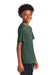 Sport-Tek YST350 Youth Competitor Moisture Wicking Short Sleeve Crewneck T-Shirt Forest Green Model Side