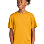 Sport-Tek Youth Competitor Moisture Wicking Short Sleeve Crewneck T-Shirt - Gold