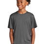 Sport-Tek Youth Competitor Moisture Wicking Short Sleeve Crewneck T-Shirt - Iron Grey