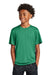 Sport-Tek YST350 Youth Competitor Moisture Wicking Short Sleeve Crewneck T-Shirt Kelly Green Model Front