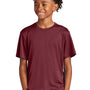 Sport-Tek Youth Competitor Moisture Wicking Short Sleeve Crewneck T-Shirt - Maroon