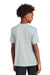 Sport-Tek YST350 Youth Competitor Moisture Wicking Short Sleeve Crewneck T-Shirt Silver Grey Model Back