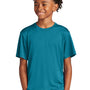 Sport-Tek Youth Competitor Moisture Wicking Short Sleeve Crewneck T-Shirt - Tropic Blue