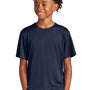 Sport-Tek Youth Competitor Moisture Wicking Short Sleeve Crewneck T-Shirt - True Navy Blue