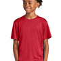 Sport-Tek Youth Competitor Moisture Wicking Short Sleeve Crewneck T-Shirt - True Red