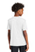 Sport-Tek YST350 Youth Competitor Moisture Wicking Short Sleeve Crewneck T-Shirt White Model Back