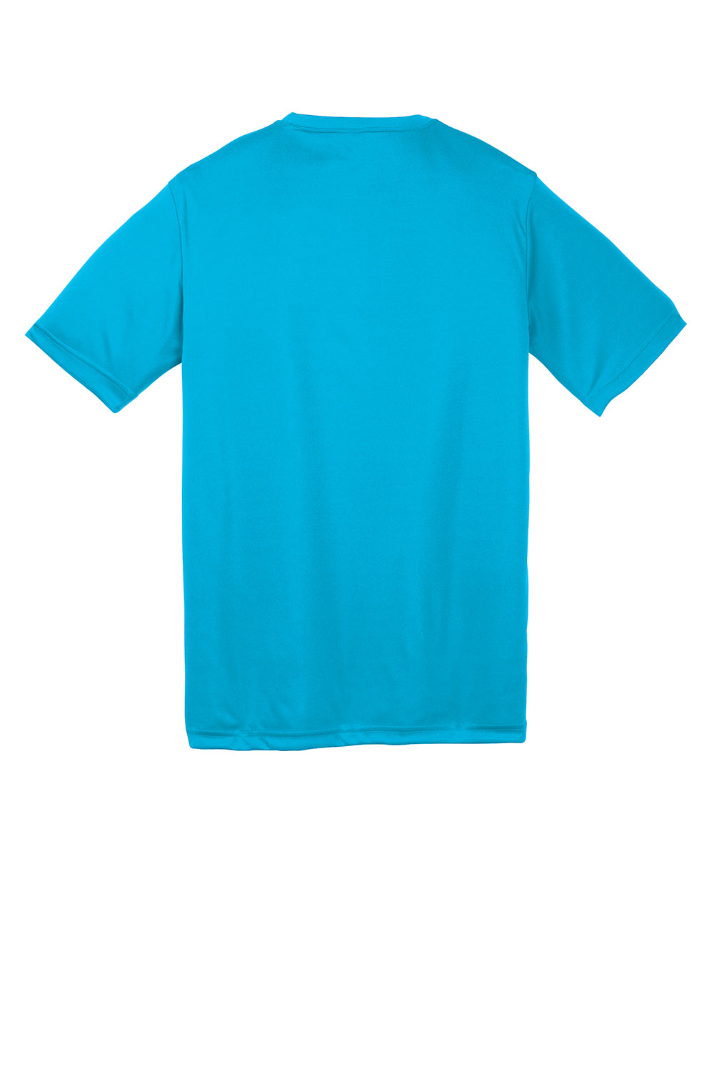 Sport-Tek YST350 Youth Competitor Moisture Wicking Short Sleeve Crewneck T-Shirt Atomic Blue Flat Back