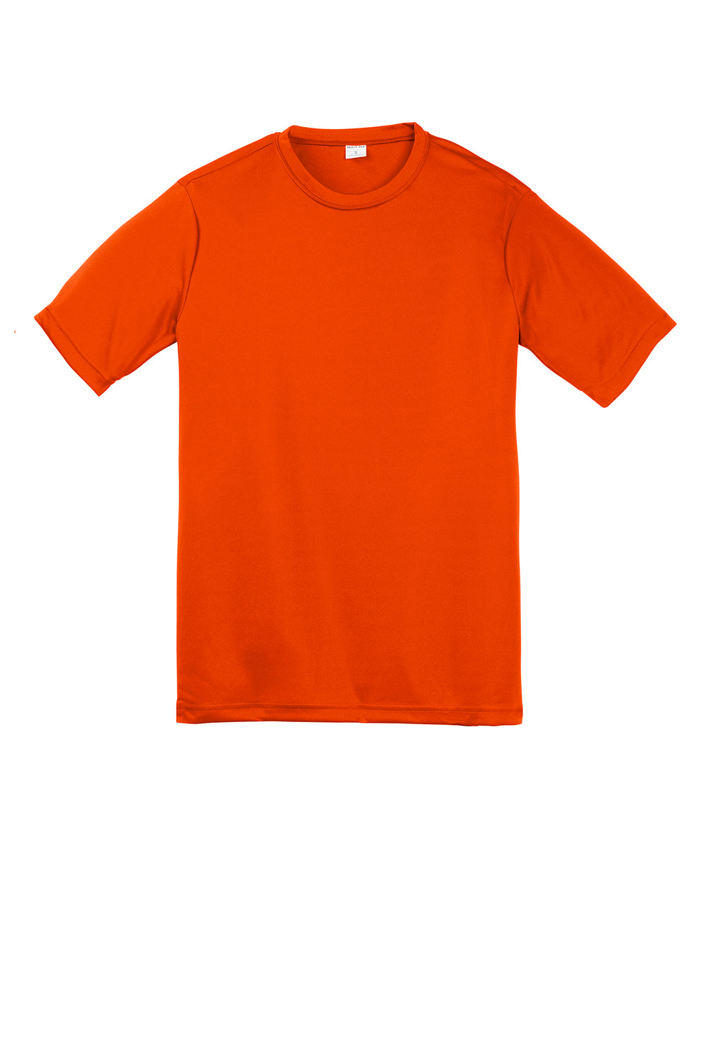 Sport-Tek YST350 Youth Competitor Moisture Wicking Short Sleeve Crewneck T-Shirt Deep Orange Flat Front