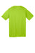 Sport-Tek YST350 Youth Competitor Moisture Wicking Short Sleeve Crewneck T-Shirt Lime Shock Green Flat Back