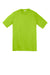 Sport-Tek YST350 Youth Competitor Moisture Wicking Short Sleeve Crewneck T-Shirt Lime Shock Green Flat Front