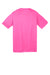 Sport-Tek YST350 Youth Competitor Moisture Wicking Short Sleeve Crewneck T-Shirt Neon Pink Flat Back