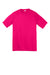 Sport-Tek YST350 Youth Competitor Moisture Wicking Short Sleeve Crewneck T-Shirt Raspberry Pink Flat Front