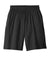 Sport-Tek YST355P Youth Competitor Moisture Wicking Shorts w/ Pockets Black Flat Front