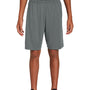 Sport-Tek Youth Competitor Moisture Wicking Shorts w/ Pockets - Iron Grey