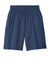 Sport-Tek YST355P Youth Competitor Moisture Wicking Shorts w/ Pockets True Navy Blue Flat Front