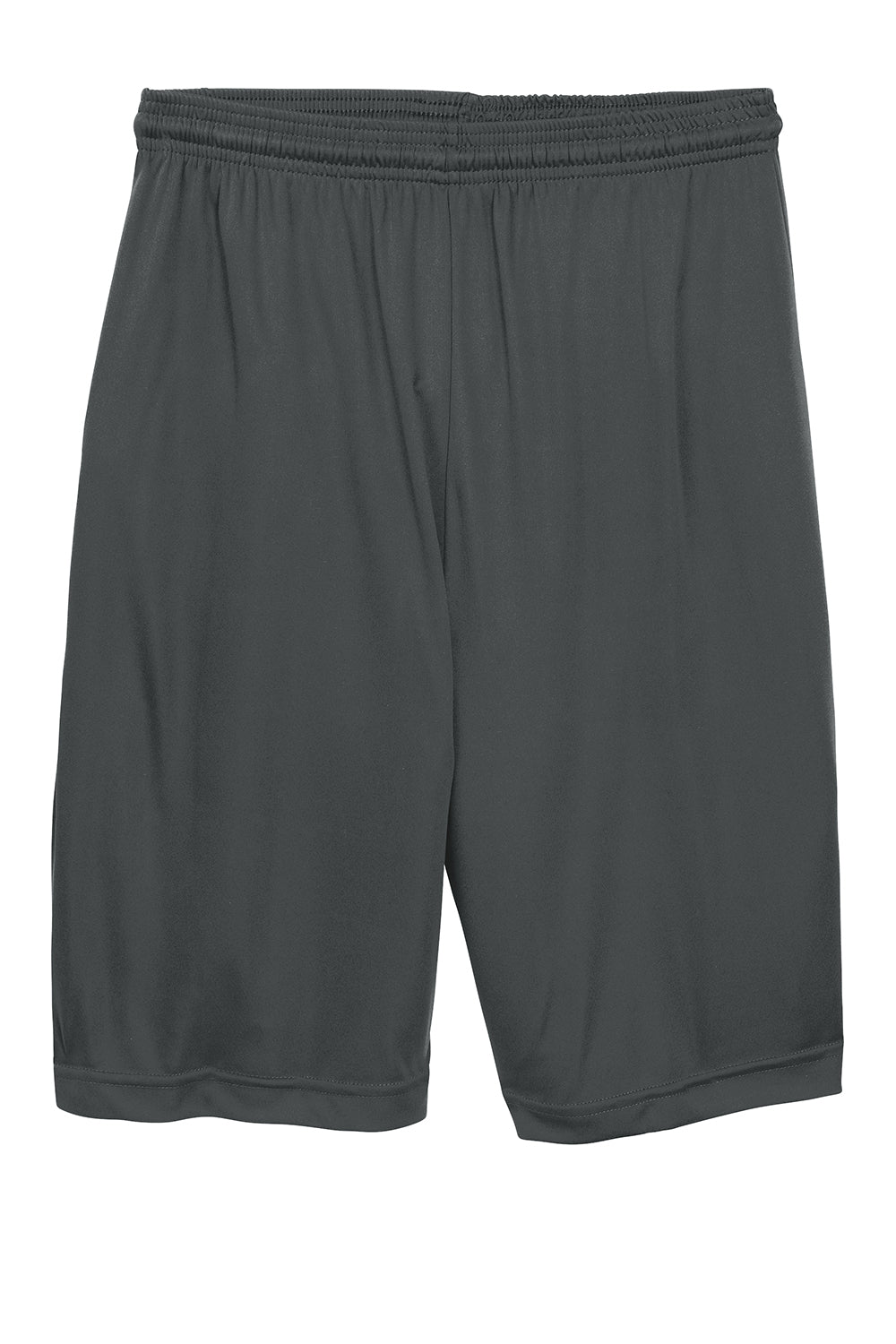 Sport-Tek YST355 Youth Competitor Moisture Wicking Shorts Iron Grey Flat Front