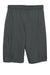 Sport-Tek YST355 Youth Competitor Moisture Wicking Shorts Iron Grey Flat Front