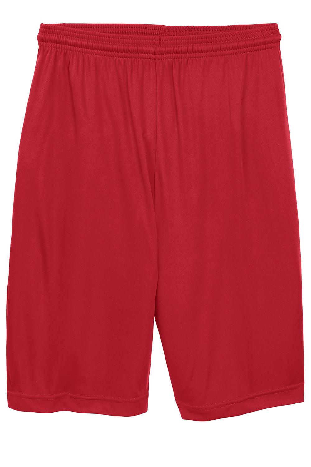 Sport-Tek YST355 Youth Competitor Moisture Wicking Shorts True Red Flat Front