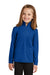 Sport-Tek YST357 Youth Competitor Moisture Wicking 1/4 Zip Sweatshirt True Royal Blue Model Front