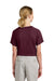 Sport-Tek YST359 Youth PosiCharge Competitor 2-Button Short Sleeve Henley Maroon Model Back