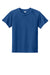 Sport-Tek YST359 Youth PosiCharge Competitor 2-Button Short Sleeve Henley Royal Blue Flat Front