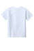 Sport-Tek YST359 Youth PosiCharge Competitor 2-Button Short Sleeve Henley White Flat Back