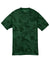 Sport-Tek YST370 Youth CamoHex Moisture Wicking Short Sleeve Crewneck T-Shirt Forest Green Flat Front