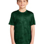 Sport-Tek Youth CamoHex Moisture Wicking Short Sleeve Crewneck T-Shirt - Forest Green