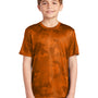 Sport-Tek Youth CamoHex Moisture Wicking Short Sleeve Crewneck T-Shirt - Neon Orange