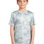 Sport-Tek Youth CamoHex Moisture Wicking Short Sleeve Crewneck T-Shirt - White