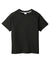 Sport-Tek YST400 Youth Moisture Wicking Short Sleeve Crewneck T-Shirt Heather Black Flat Front