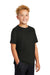 Sport-Tek YST400 Youth Moisture Wicking Short Sleeve Crewneck T-Shirt Heather Black Model 3q