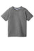 Sport-Tek YST400 Youth Moisture Wicking Short Sleeve Crewneck T-Shirt Heather Dark Grey Flat Front