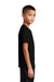 Sport-Tek YST420 Youth Moisture Wicking Short Sleeve Crewneck T-Shirt Black Model Side