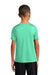 Sport-Tek YST420 Youth Moisture Wicking Short Sleeve Crewneck T-Shirt Bright Seafoam Green Model Back