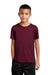 Sport-Tek YST420 Youth Moisture Wicking Short Sleeve Crewneck T-Shirt Cardinal Red Model Front