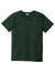 Sport-Tek YST420 Youth Moisture Wicking Short Sleeve Crewneck T-Shirt Forest Green Flat Front