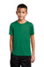 Sport-Tek YST420 Youth Moisture Wicking Short Sleeve Crewneck T-Shirt Kelly Green Model Front