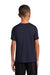 Sport-Tek YST420 Youth Moisture Wicking Short Sleeve Crewneck T-Shirt True Navy Blue Model Back