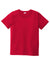 Sport-Tek YST420 Youth Moisture Wicking Short Sleeve Crewneck T-Shirt True Red Flat Front