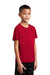 Sport-Tek YST420 Youth Moisture Wicking Short Sleeve Crewneck T-Shirt True Red Model 3q