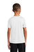 Sport-Tek YST420 Youth Moisture Wicking Short Sleeve Crewneck T-Shirt White Model Back