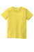 Sport-Tek YST420 Youth Moisture Wicking Short Sleeve Crewneck T-Shirt Yellow Flat Front