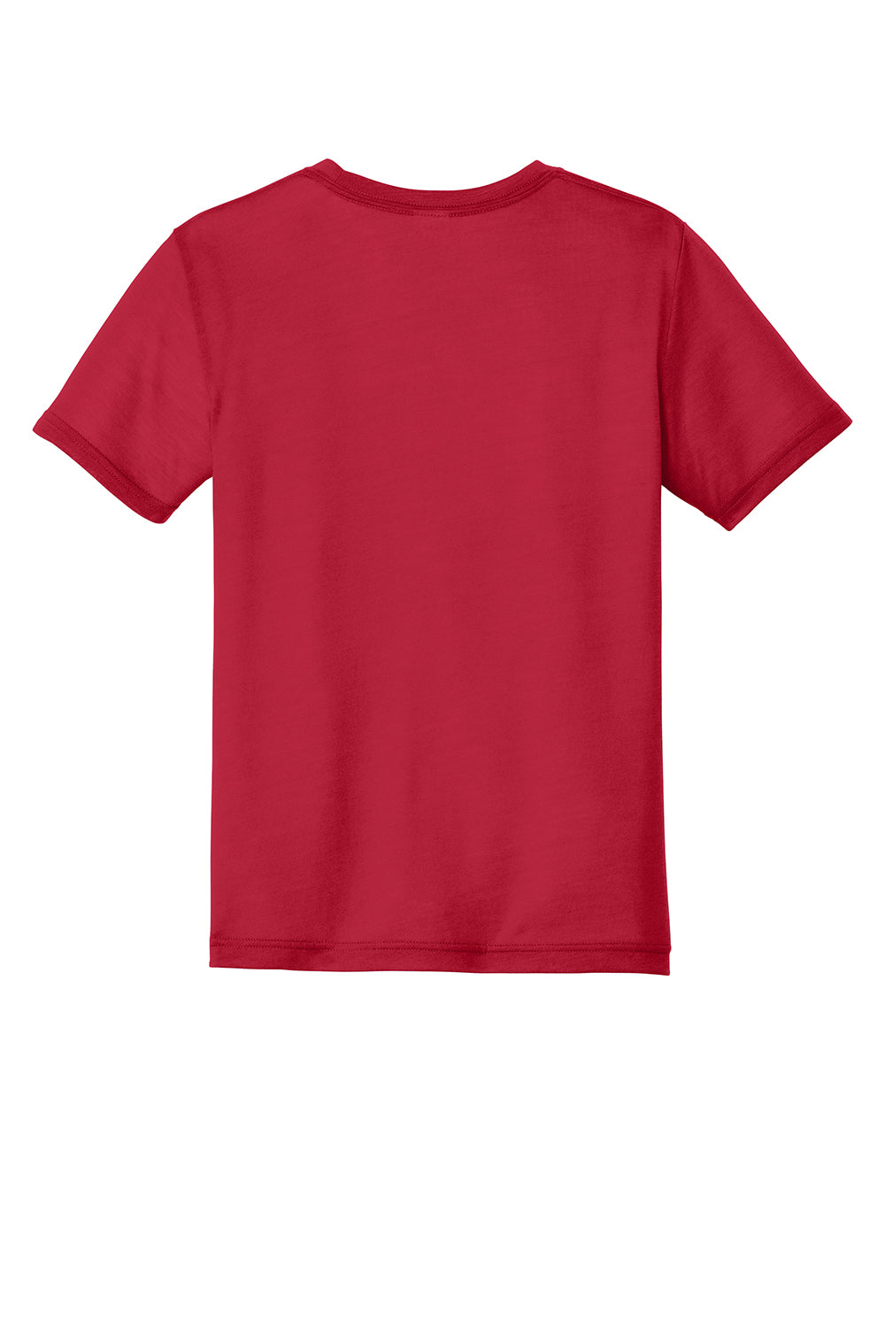 Sport-Tek YST450 Youth Competitor Moisture Wicking Short Sleeve Crewneck T-Shirt Deep Red Flat Back