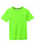 Sport-Tek YST450 Youth Competitor Moisture Wicking Short Sleeve Crewneck T-Shirt Neon Green Flat Front