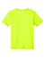 Sport-Tek YST450 Youth Competitor Moisture Wicking Short Sleeve Crewneck T-Shirt Neon Yellow Flat Back