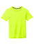 Sport-Tek YST450 Youth Competitor Moisture Wicking Short Sleeve Crewneck T-Shirt Neon Yellow Flat Front