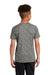 Sport-Tek YST460 Youth Digi Camo Moisture Wicking Short Sleeve Crewneck T-Shirt Concrete Grey Model Back