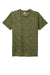 Sport-Tek YST460 Youth Digi Camo Moisture Wicking Short Sleeve Crewneck T-Shirt Olive Drab Green Flat Front